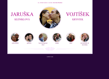 Svatební web